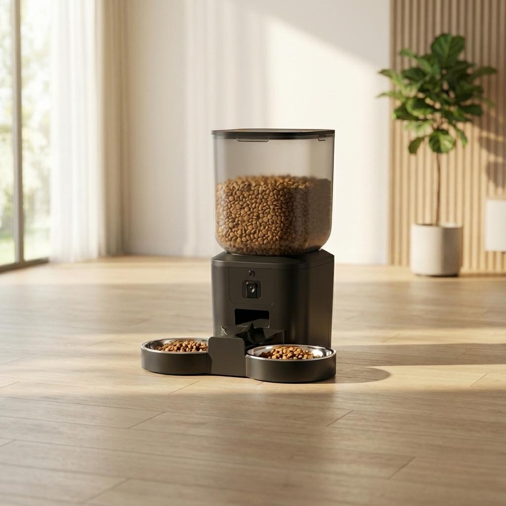 Pawfey 8L Automatic Cat and Dog Feeder with 1080P Camera and WiFi