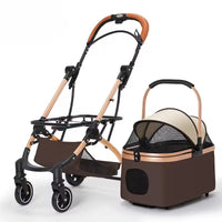 Luxury 2-in-1 Pet Stroller and Carrier