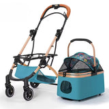 Luxury 2-in-1 Pet Stroller and Carrier