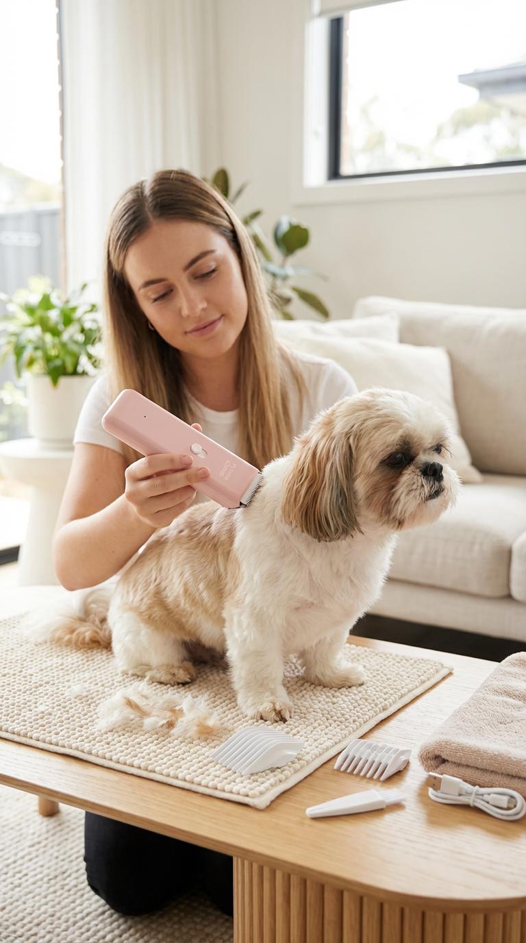 Cordless Dog Clipper - Quiet and Powerful Grooming Tool