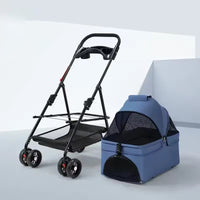 Luxury 2-in-1 Dog Pram and Pet Carrier