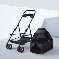 Luxury 2-in-1 Dog Pram and Pet Carrier