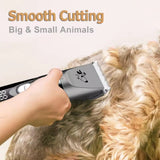 Pet Hair Clipper with LCD – Rechargeable Trimmer for Dogs and Cats