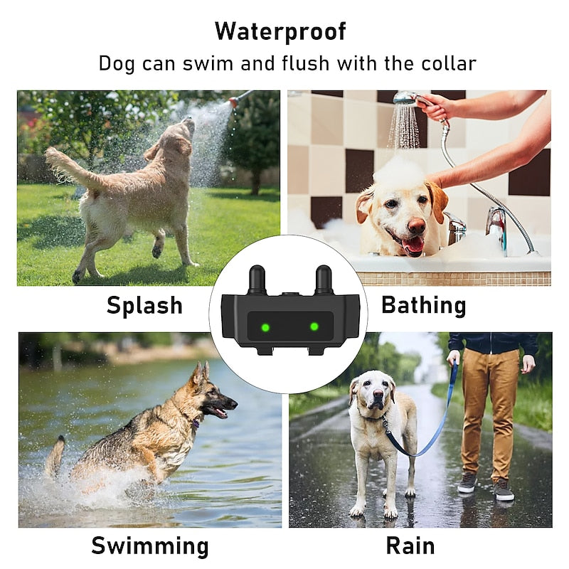 Rechargeable Waterproof Dog Training Collar