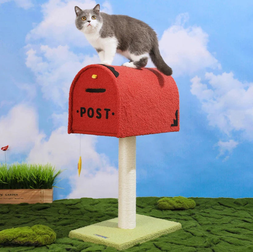 Mailbox Cat Scratching Post