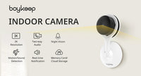 2K Indoor Pet Camera with Night Vision and Audio