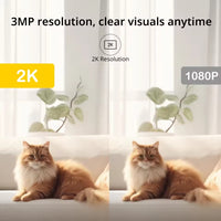 2K Indoor Pet Camera with Night Vision and Audio