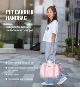 Luxury Quilted Pet Carrier Handbag