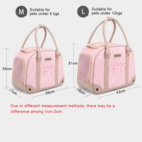 Luxury Quilted Pet Carrier Handbag
