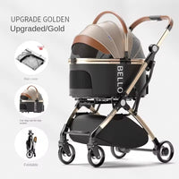 Dog Pram and Pet Carrier – Foldable Stylish and Travel-Friendly