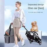 Dog Pram and Pet Carrier – Foldable Stylish and Travel-Friendly