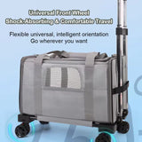 Pet Travel Trolley Carrier with Wheels – Portable Design