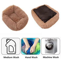 Plush Calming Dog Bed – Soft Fluffy and Supportive