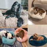 Plush Calming Dog Bed – Soft Fluffy and Supportive