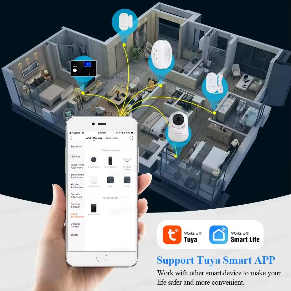 4K Indoor WiFi Camera with Auto Tracking and Night Vision