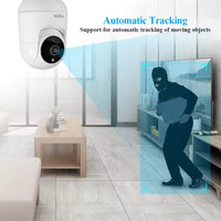 4K Indoor WiFi Camera with Auto Tracking and Night Vision