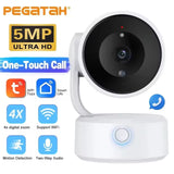 5MP WiFi Pet Camera with 360° View and Call Button
