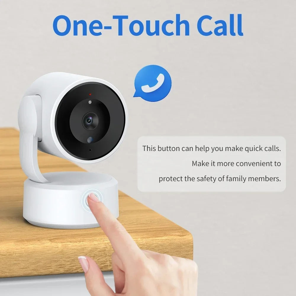 5MP WiFi Pet Camera with 360° View and Call Button