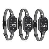 Triple Pack Waterproof Rechargeable Dog Bark Training Collar