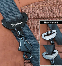 Truelove Dog Seatbelt Clip – Car Safety Buckle for Harness Attachment