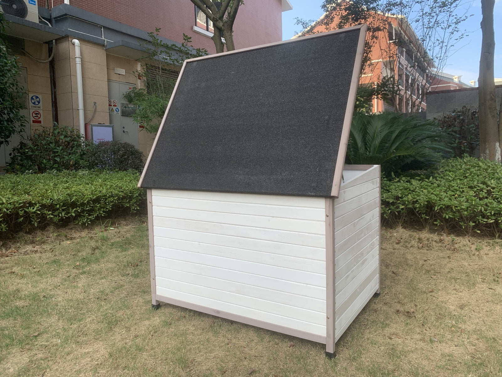 Pawfey Outdoor Wooden Dog Kennel