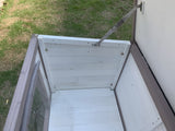 Weatherproof Wooden Dog Kennel with Lift-Up Roof