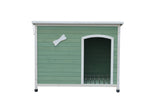 WeatherShield Wooden Dog Kennel with Lift-Up Roof