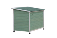 WeatherShield Wooden Dog Kennel with Lift-Up Roof