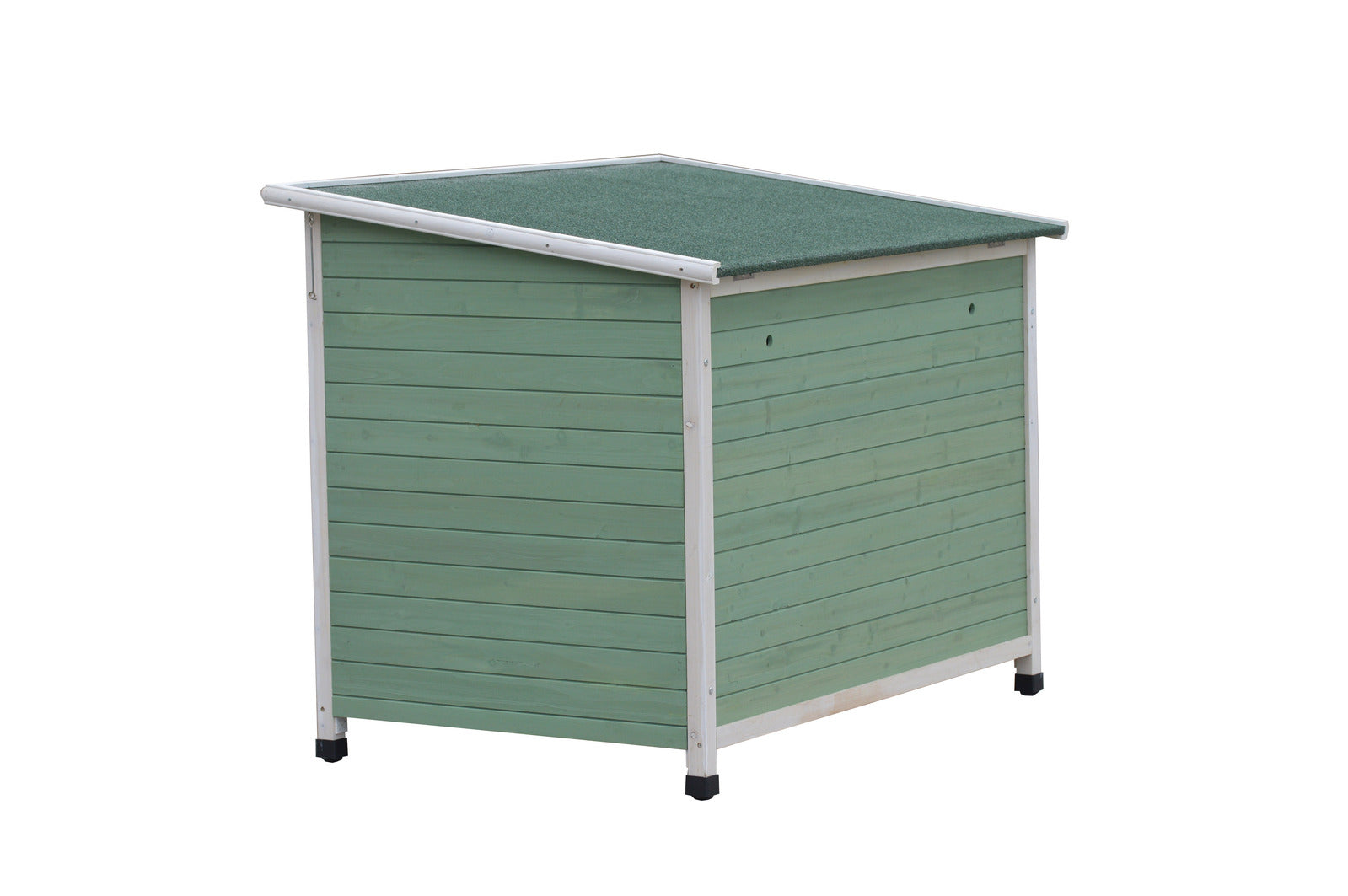 WeatherShield Wooden Dog Kennel with Lift-Up Roof