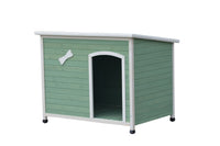 WeatherShield Wooden Dog Kennel with Lift-Up Roof