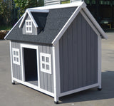 Luxury Timber Cottage Dog House with Weatherproof Roof