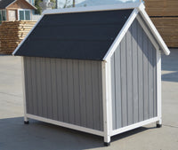 Luxury Timber Cottage Dog House with Weatherproof Roof