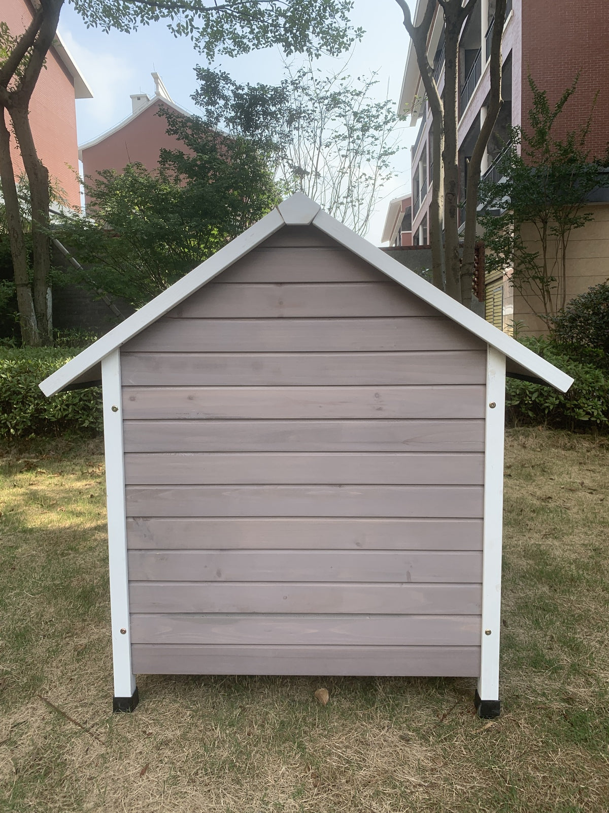 Luxury Timber Dog House with Weatherproof Roof