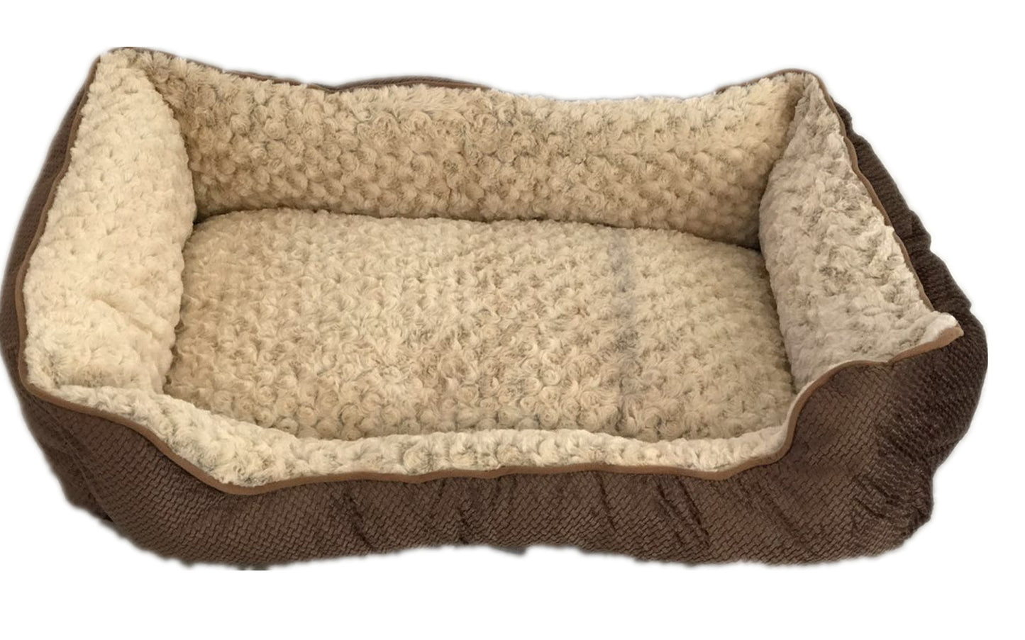 Large Washable Pet Bed with Ultra-Soft Fleece Cushion