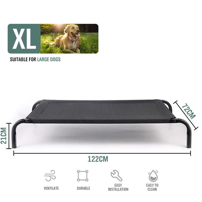 Heavy-Duty Elevated Trampoline Dog Bed - Extra Large Comfort