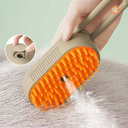 Pet Massage Grooming Brush with Spray Function