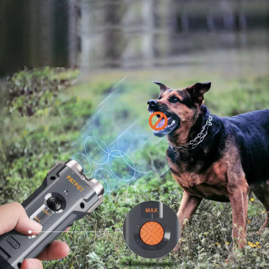 Ultrasonic Dog Behaviour Training Device with LED Light