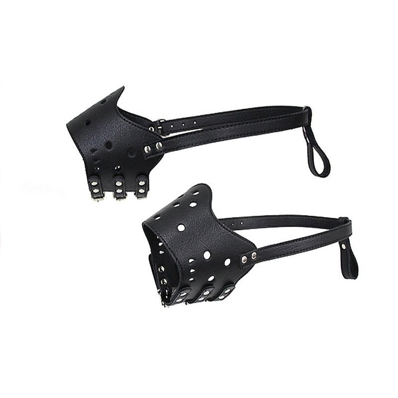 Leather Dog Muzzle for Safe and Comfortable Control