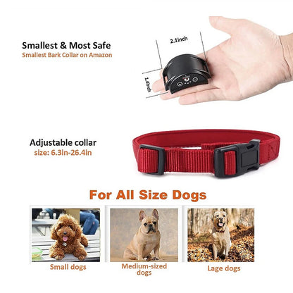 Triple Pack Waterproof Rechargeable Dog Bark Training Collar